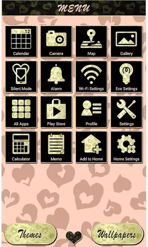 Chic Wallpaper Leopard Heart Screenshot 2