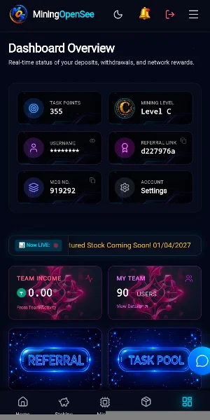 Mining Open See Screenshot 3