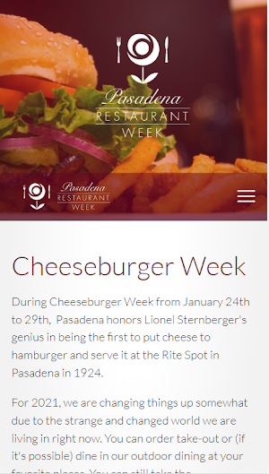 Pasadena Restaurant Week Screenshot 0