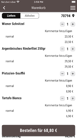 Restaurant Ochsen Screenshot 1