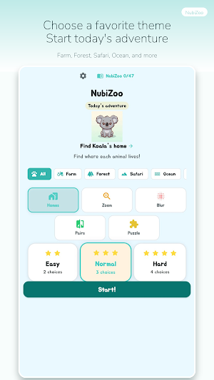 NubiZoo: Animal Games for Kids Screenshot 1