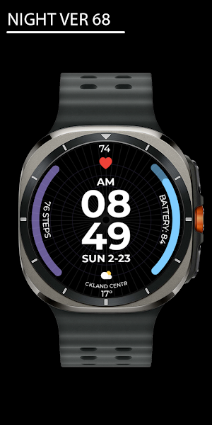 Night ver 68 - watch face Screenshot 0