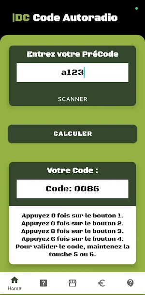 DC Code Autoradio Screenshot 2