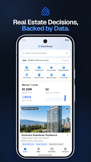 GeoHouse: BC Real Estate Screenshot 0
