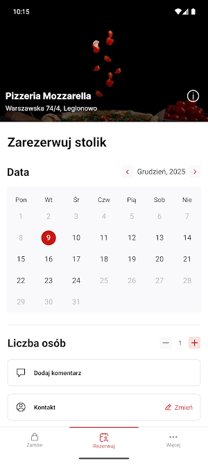 Pizzeria Mozzarella Legionowo Screenshot 2