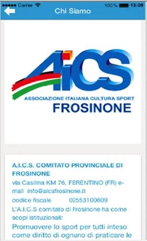 AICS FROSINONE Screenshot 1