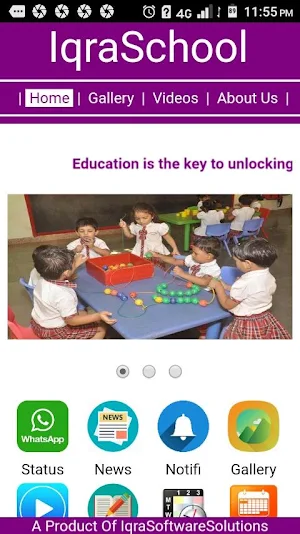 IqraSchool Demo App Screenshot 3