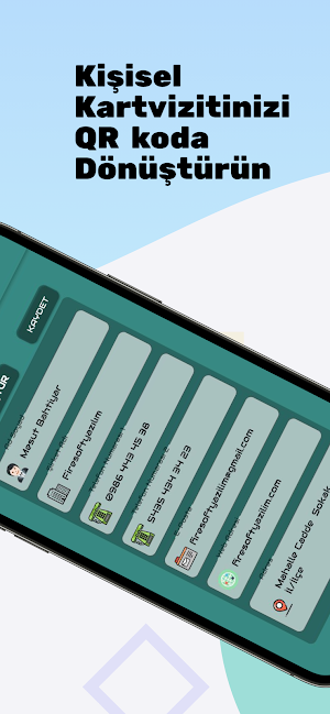 Kartvizit Tarayıcı Screenshot 2