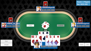Pusoy Dos Offline Poker Carte Screenshot 2