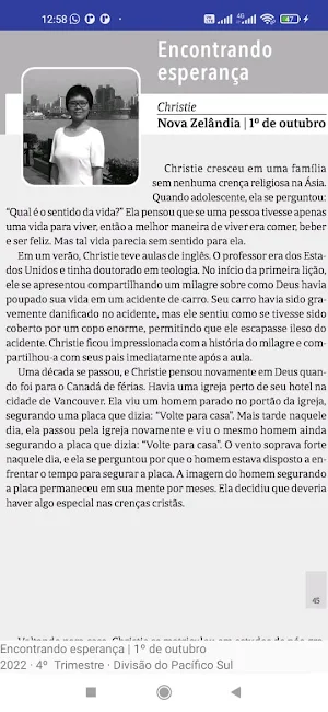 Informativo Mundial dasMissões Screenshot 1