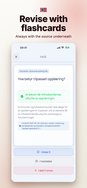 Statsborgerprøven Pensum Screenshot 3