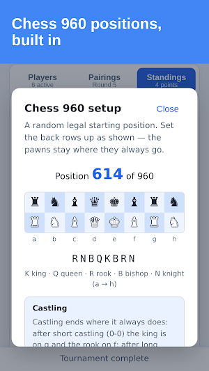 Chess Caddy: Chess Tournaments Screenshot 3