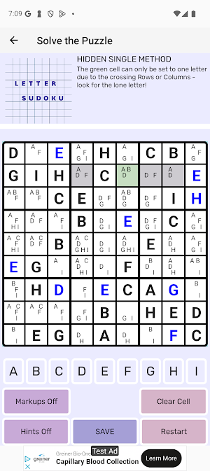 Letter Sudoku Screenshot 3