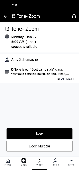T3 Fitness Screenshot 2