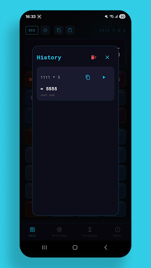 Black Calculator Screenshot 3