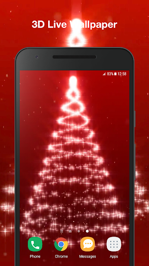 3D Christmas Tree Live Wallpaper Screenshot 3