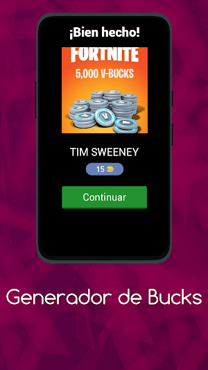 Generador de Bucks Screenshot 3