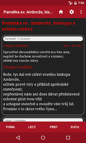 Misál na rok 2019/20 Screenshot 3