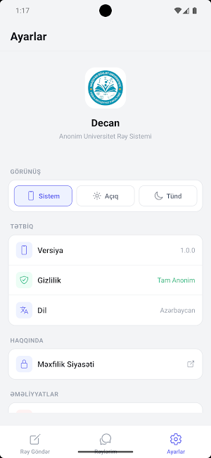 Decan - Tələbə Rəyləri Screenshot 0