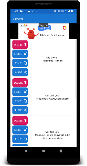 English Kinyarwanda Translator Screenshot 3