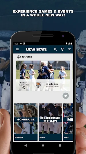 Utah State Athletics Screenshot 0