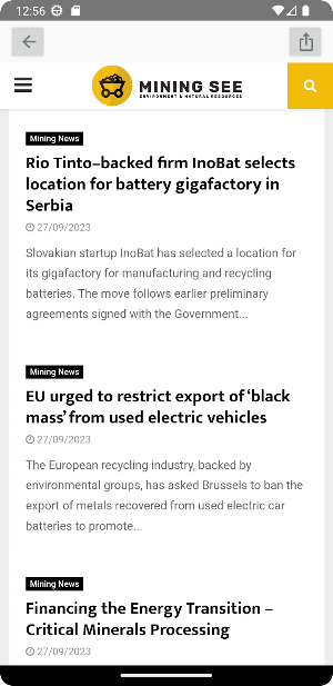 Mining SEE News Screenshot 3