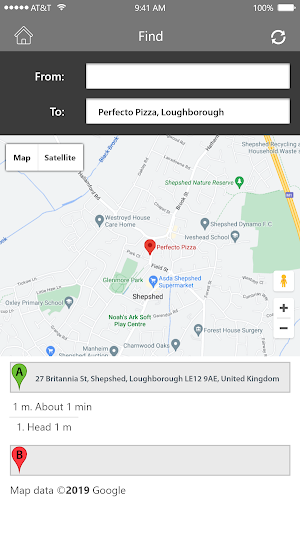 Perfecto Pizza, Loughborough Screenshot 1