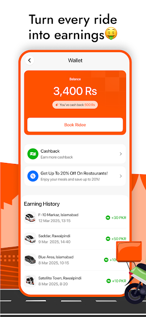 Ridee: Drive or Ride, You Earn Screenshot 3