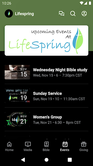 Lifespring Baptist Screenshot 2