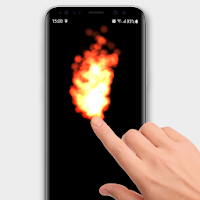 Fire in Phone Simulator - Draw Flames on a Screen