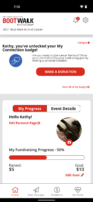 Boot Walk to #endcancer Screenshot 1