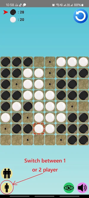 Reversi (Othello) Screenshot 2