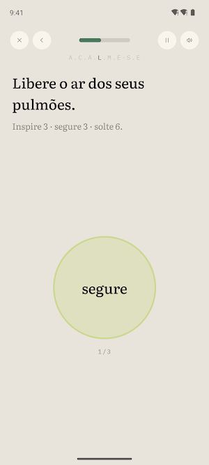 Acalme-se Screenshot 2