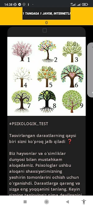 PSIXOLOGIK TEST Screenshot 2