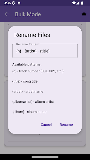 Batch Audio Tagger- mp3 tagger Screenshot 3