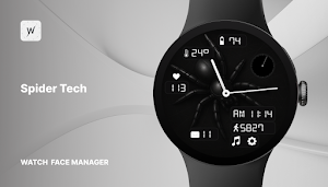 Spider Tech Watch Face Screenshot 0