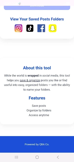 Posts Box Screenshot 2