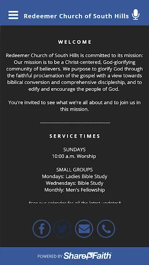 Redeemer Church of South Hills Screenshot 0