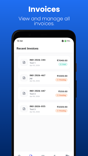Billr - An Invoice Maker Screenshot 1