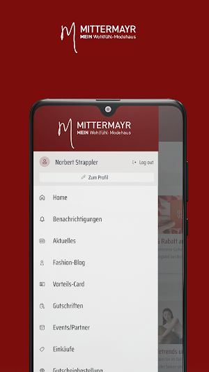 Modehaus Mittermayr Screenshot 1