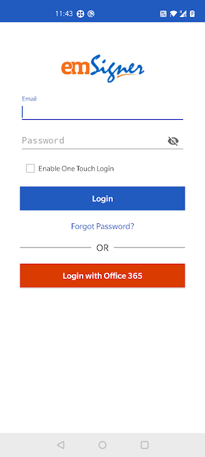 emSigner-Document Signing using eSignature Screenshot 1
