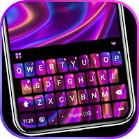 Laser Live 4K Keyboard Background