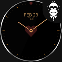 Love Heart minimal watch face