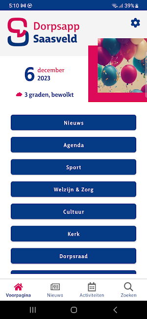 Dorpsapp Saasveld Screenshot 1