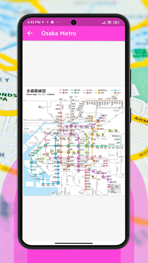 Osaka Subway Map 2024 Screenshot 0