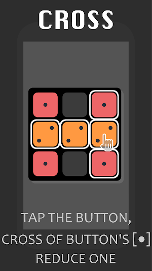 CROSS PUZZLE - Clear all dots Screenshot 1