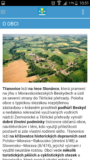 Obec Třanovice Screenshot 2