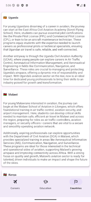 Aviation Careers in Africa Screenshot 2