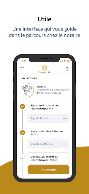 Espace client Homeria Screenshot 2