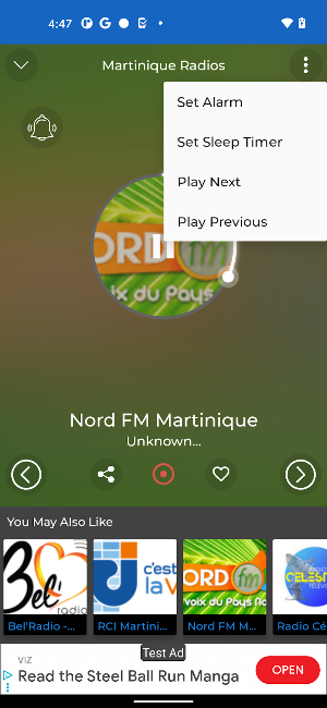 Martinique Radio + Recorder Screenshot 2